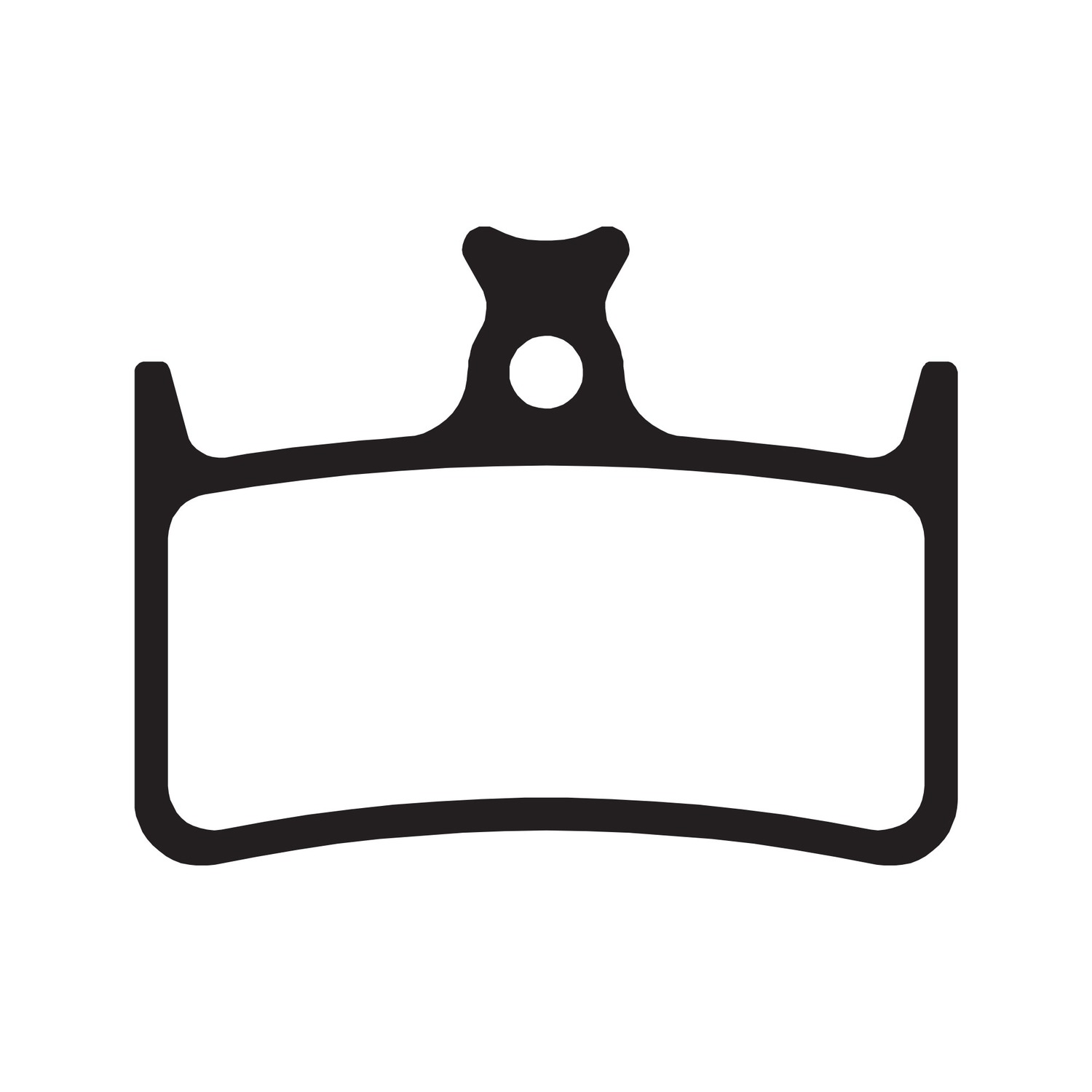 Obrázek produktu brzdové destičky pro systémy HOPE RX4+, FULL STOP (semi-metalická směs) sada 2 ks DP341