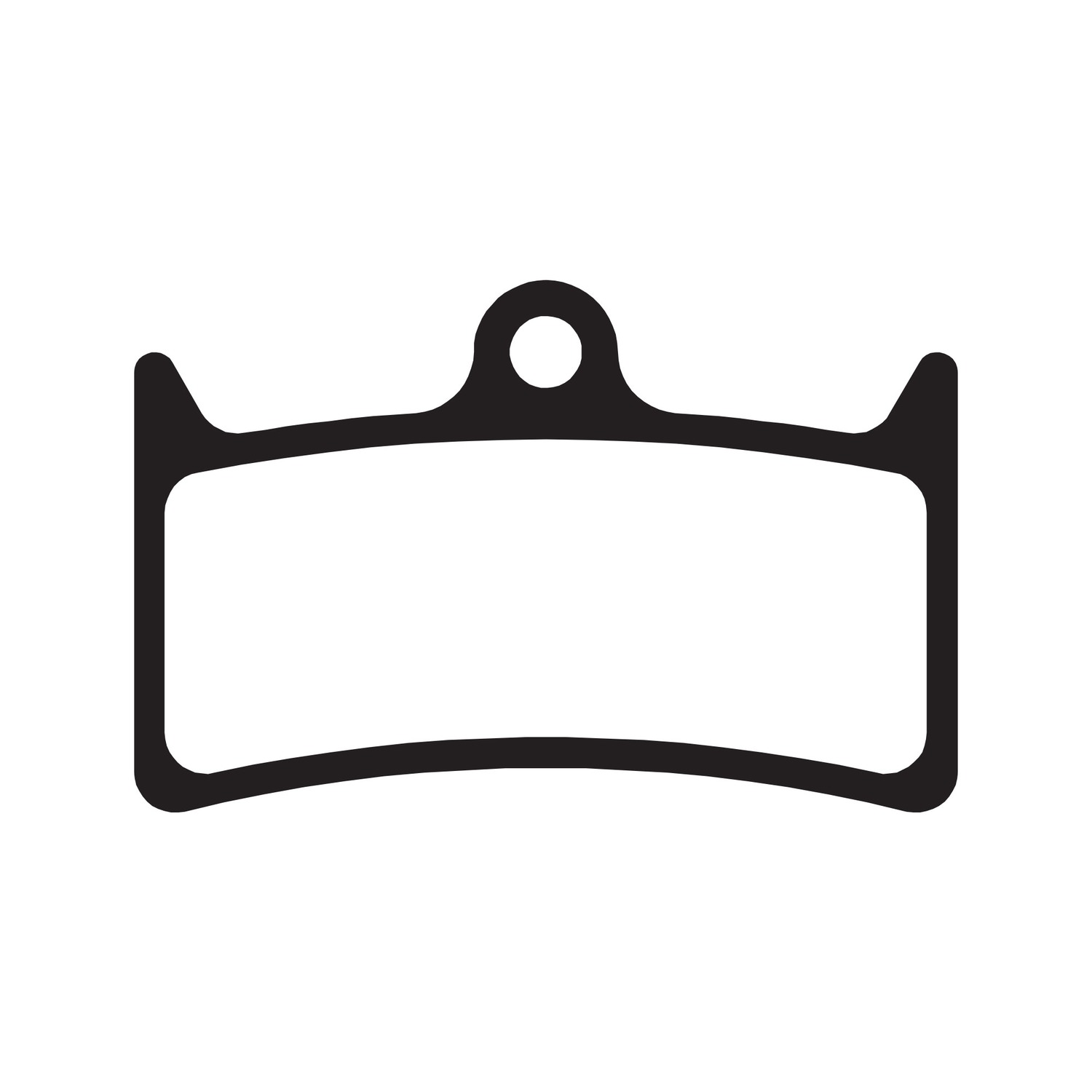 Obrázek produktu brzdové destičky pro systémy HOPE TECH 4 V4, FULL STOP (semi-metalická směs) sada 2 ks DP344