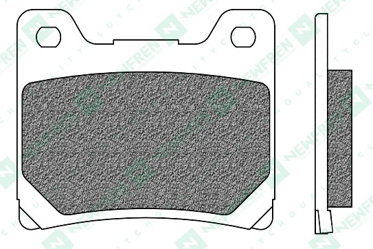 Obrázek produktu brzdové destičky, NEWFREN (směs ROAD TOURING ORGANIC) 2 ks v balení FD0068BT1