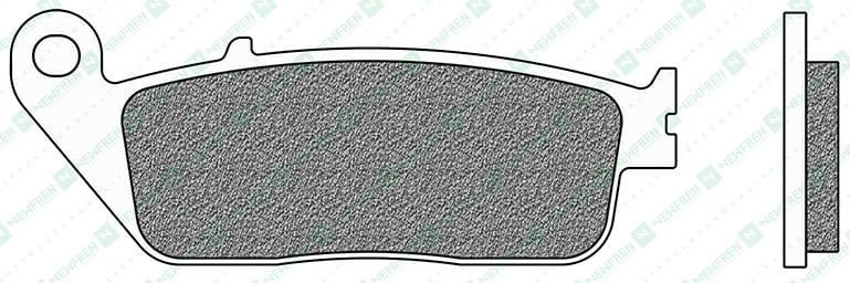Obrázek produktu brzdové destičky, NEWFREN (směs ROAD TOURING SINTERED) 2 ks v balení FD0132TS1