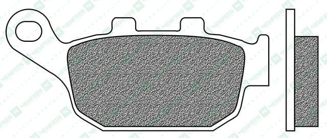 Obrázek produktu brzdové destičky, NEWFREN (směs ROAD TOURING ORGANIC) 2 ks v balení FD0136BT1