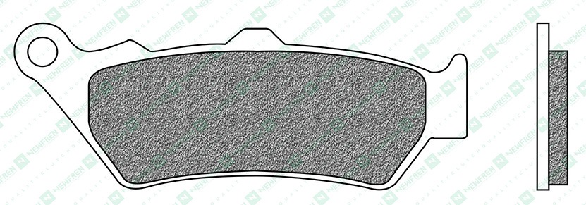 Obrázek produktu brzdové destičky, NEWFREN (směs ROAD TOURING ORGANIC) 2 ks v balení FD0216BT1
