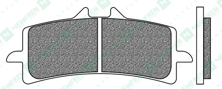 Obrázek produktu brzdové destičky, NEWFREN (směs ROAD TOURING SINTERED) 2 ks v balení FD0415TS1