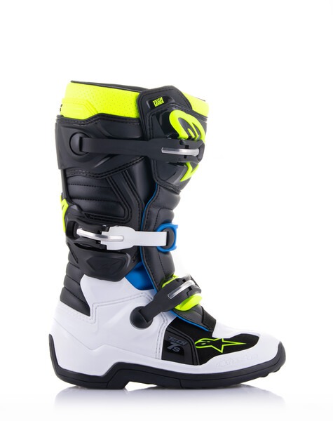 Obrázek produktu boty TECH 7 S, ALPINESTARS, dětské (černá/bílá/žlutá fluo/modrá) 2025