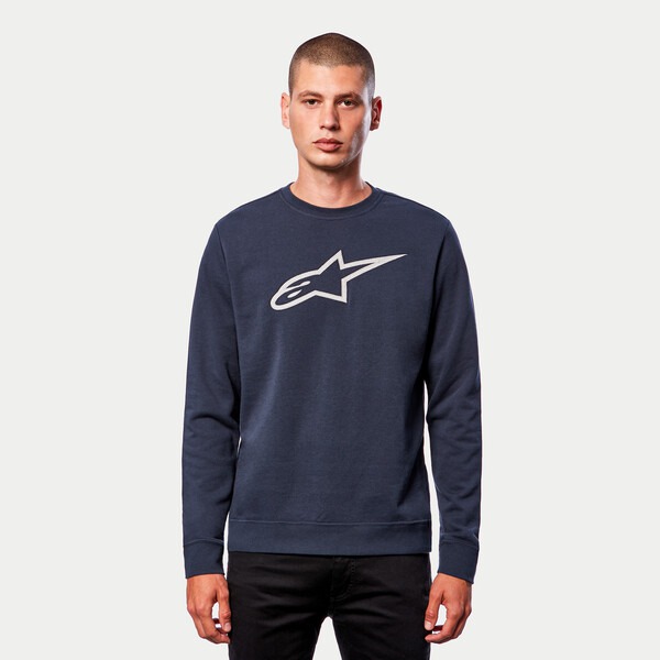 Obrázek produktu mikina AGELESS CREW FLEECE, ALPINESTARS (modrá/bílá)