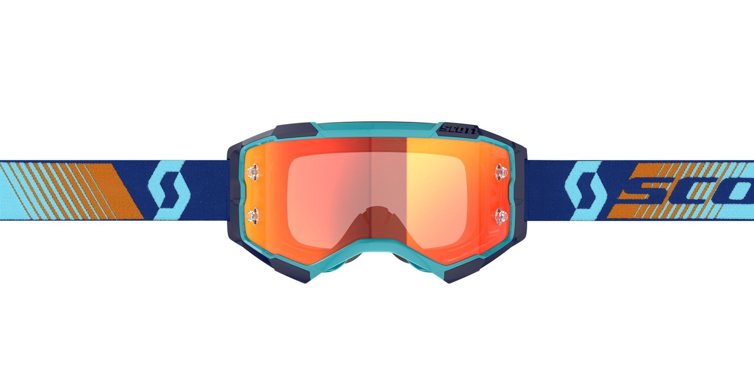 Obrázek produktu brýle FURY CH modrá/oranžová, SCOTT - USA, (plexi oranžové chrom) 272828-7436280