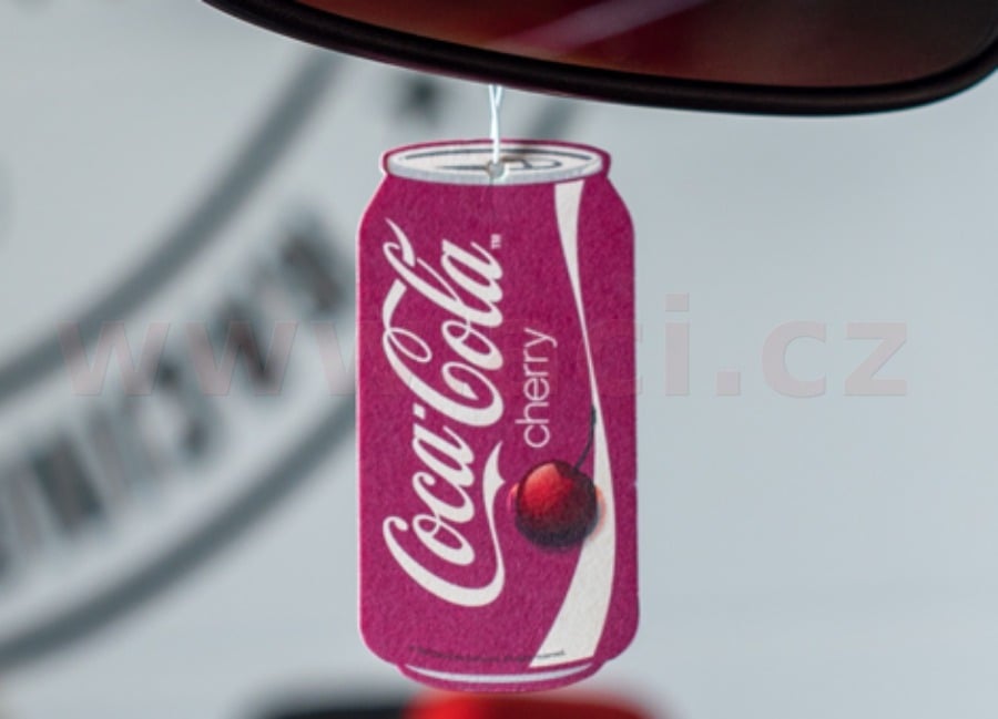 Obrázek produktu Coca-Cola závěsná vůně, vůně Coca Cola Cherry - plechovka CC-PC-C-736