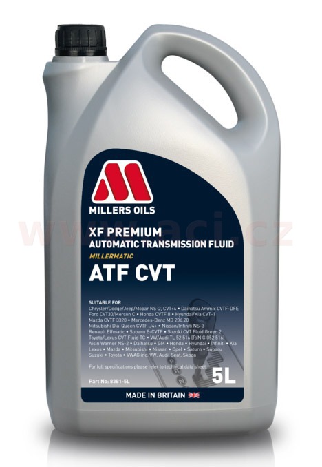 Obrázek produktu MILLERS OILS XF PREMIUM ATF CVT 5L 83815