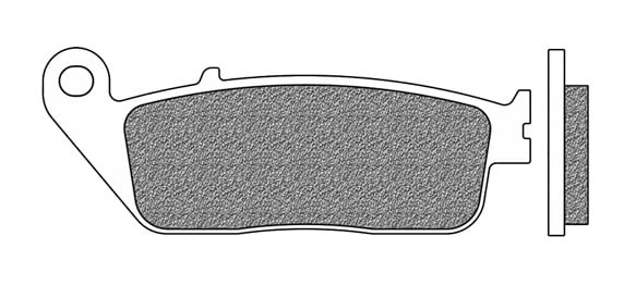 brzdové destičky, NEWFREN (směs SCOOTER ELITE SINTERED) 2 ks v balení