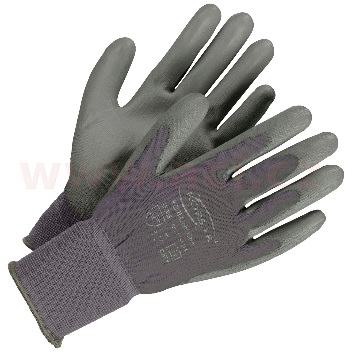 Obrázek produktu Pracovní rukavice Korsar Kori-Light šedá nylon (sada 12 párů) 1351271