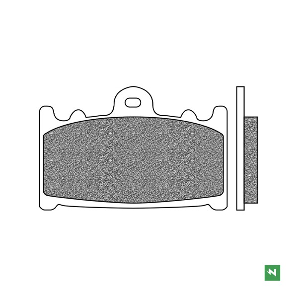 Obrázek produktu brzdové destičky, NEWFREN (směs ROAD TOURING SINTERED) 2 ks v balení FD0143TS1
