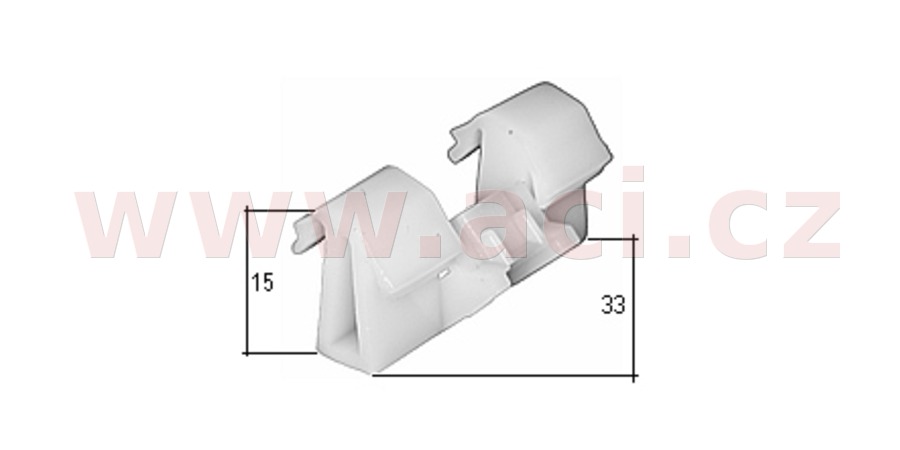 Obrázek produktu plastová příchytka (sada 2 ks) 72125