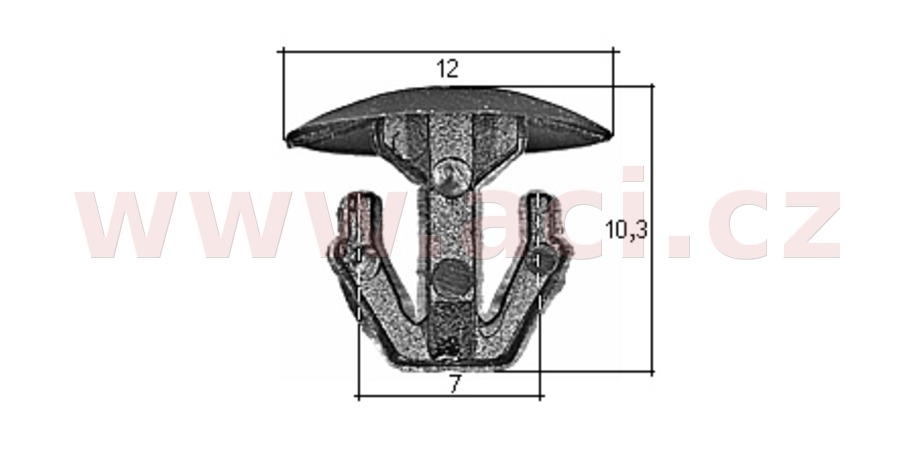 Obrázek produktu plastová příchytka (sada 5 ks) 72133