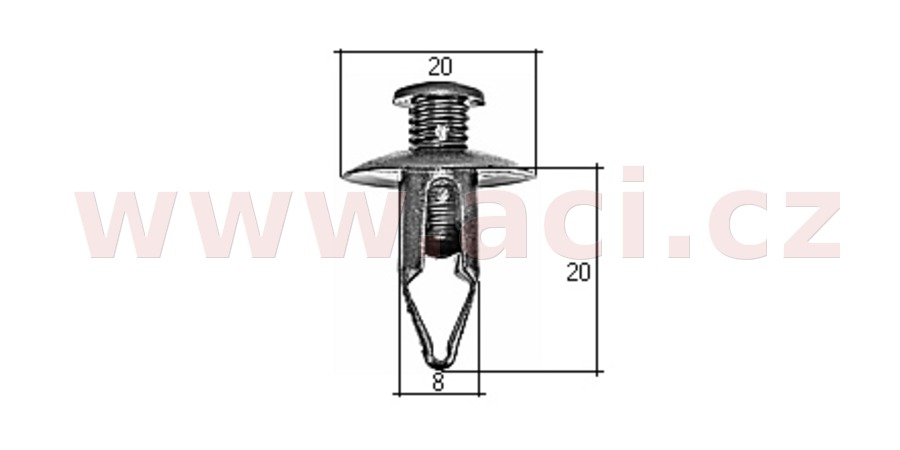 Obrázek produktu plastový nýtek (sada 5 ks) 72137