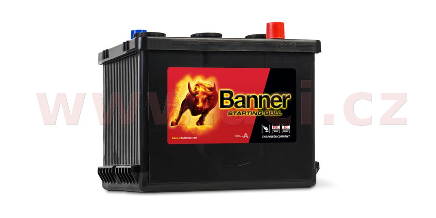 Obrázek produktu 77Ah baterie, 6V, 450A, pravá BANNER Starting Bull 216x170x166(191) 07718