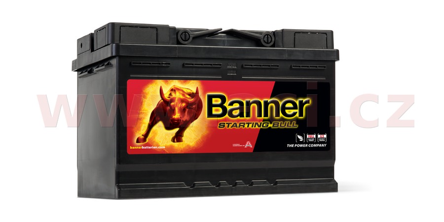 Obrázek produktu 72Ah baterie, 650A, levá BANNER Starting Bull 278x175x190 57233