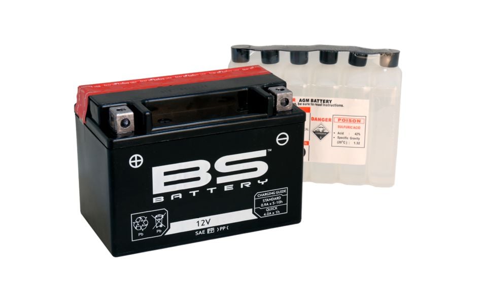 Obrázek produktu R/B V508012008A514 BS-BATTERY BTX9-BS 12V/8Ah moto (YTX9-4/YTX9-BS) Linhai M150, 200, 210