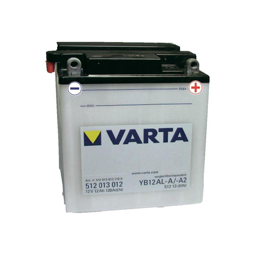 Obrázek produktu Varta 12V/12Ah moto (YB12AL-A / YB12AL-A2) Freshpack (V512013012A514) V512013012A514