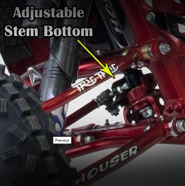 Obrázek produktu Houser Yamaha YFZ450R/X Adjustable Steering Stem Bottom (240904) 240904