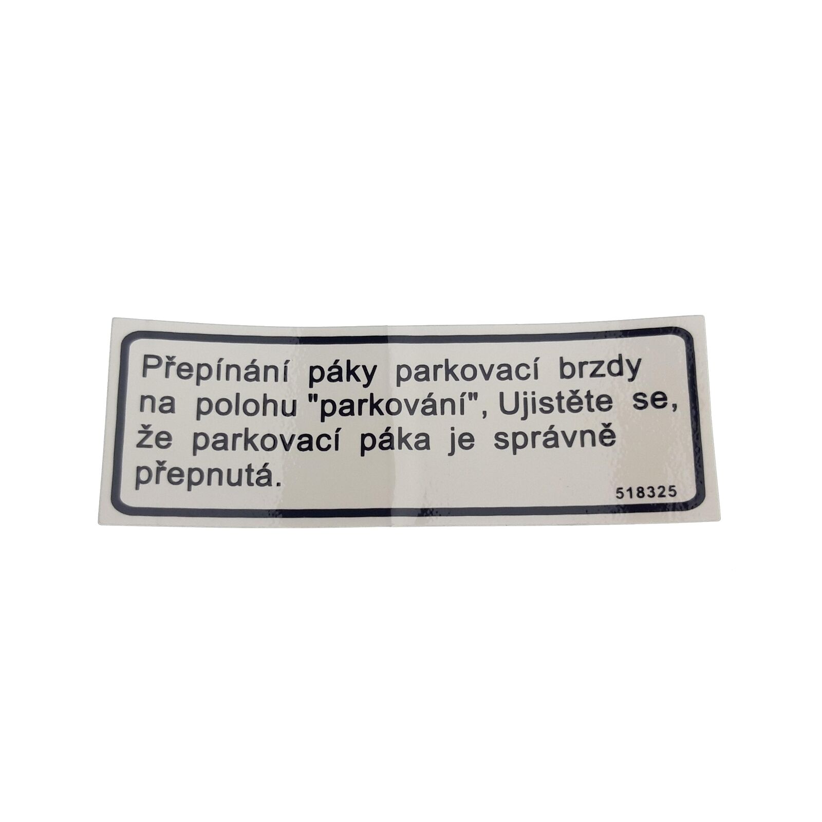 Obrázek produktu LABEL, PARKING 518325