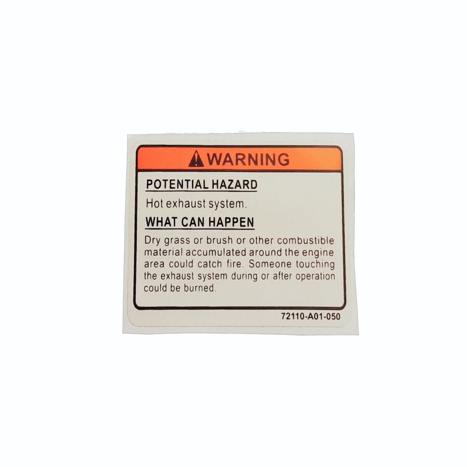 Obrázek produktu Warning Sticker, Engine Proof 72110-A01-050