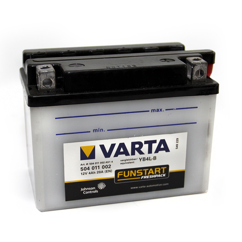 Obrázek produktu Varta 12V/4Ah moto (YB4L-B) Freshpack V504011002A514