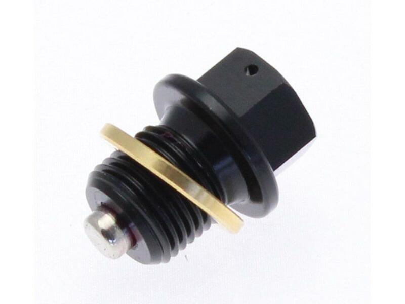 Obrázek produktu TECNIUM Magnetická vypouštěcí zátka oleje - hliníková černá M19x1,5x14 L35-646