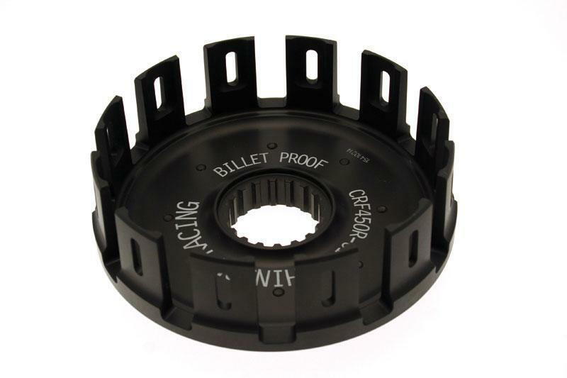 Obrázek produktu Hliníkový spojkový koš HINSON s tlumicími gumami HUB a startovacím ozubeným kolem H489