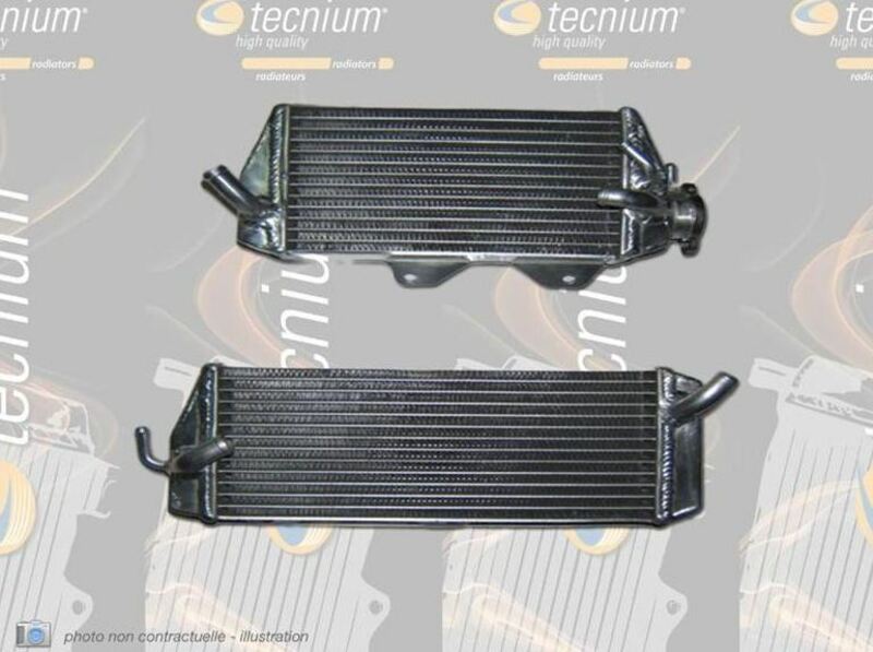 Obrázek produktu TECNIUM Oversize levý chladič vody - Kawasaki KX450F B204B-OVERSIZE