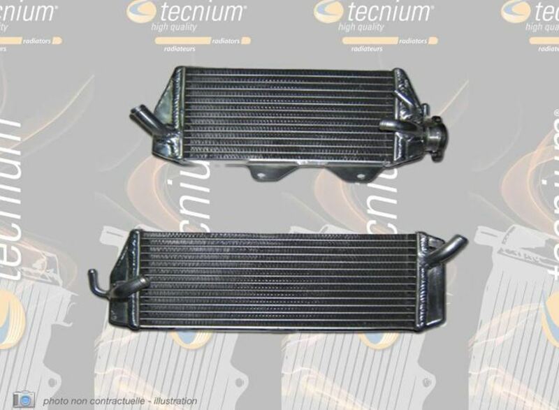 Obrázek produktu TECNIUM Oversize levý chladič vody - Kawasaki KX250F B48B-OVERSIZE