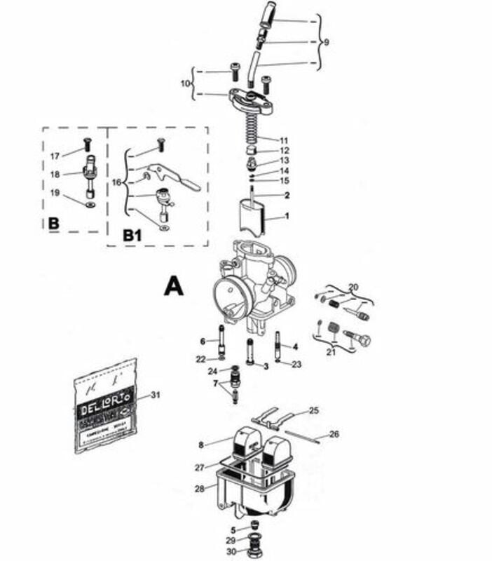 Obrázek produktu Karburátor DELL ORTO VHST BS Ø28mm 09356