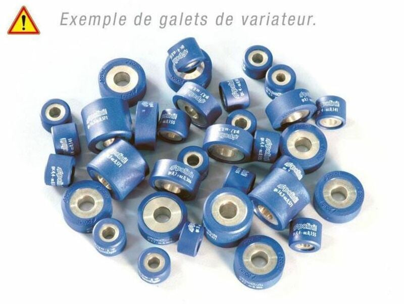 Obrázek produktu Sada válečků POLINI 25x17mm 12gr - 8 kusů 242.285