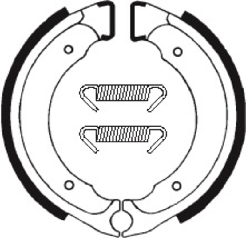 Obrázek produktu Organické brzdové čelisti TECNIUM Scooter/ATV - BA101 BA101