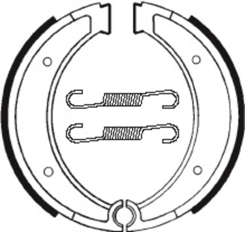 Obrázek produktu Organické brzdové čelisti TECNIUM Street/Off-Road - BA116 BA116