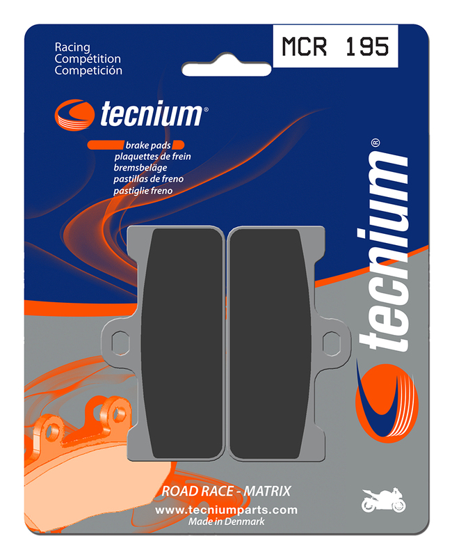 Obrázek produktu TECNIUM Racing Brzdové destičky ze slinutého karbonu - MCR195 MCR195