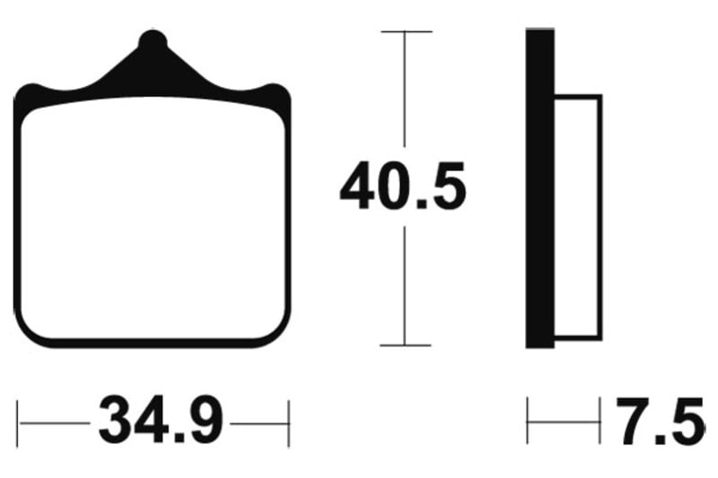 Obrázek produktu Brzdové destičky TECNIUM Street Performance Sintered Metal - MF262 MF262