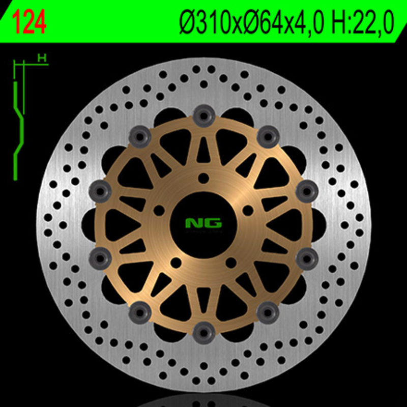 Obrázek produktu NG BRAKES Plovoucí - 124 124