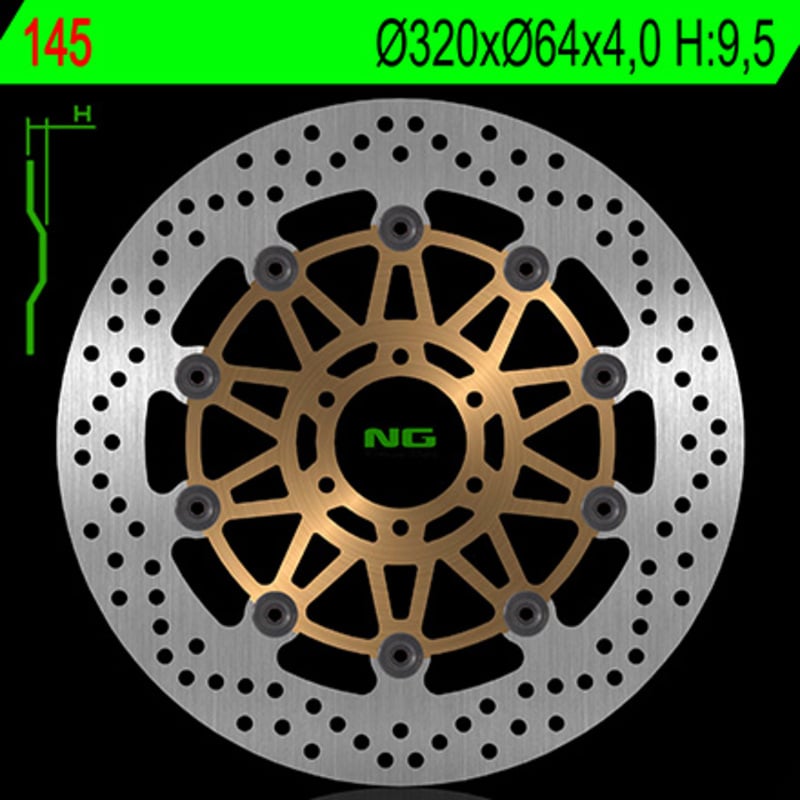 Obrázek produktu NG BRAKES Plovoucí - 145 145