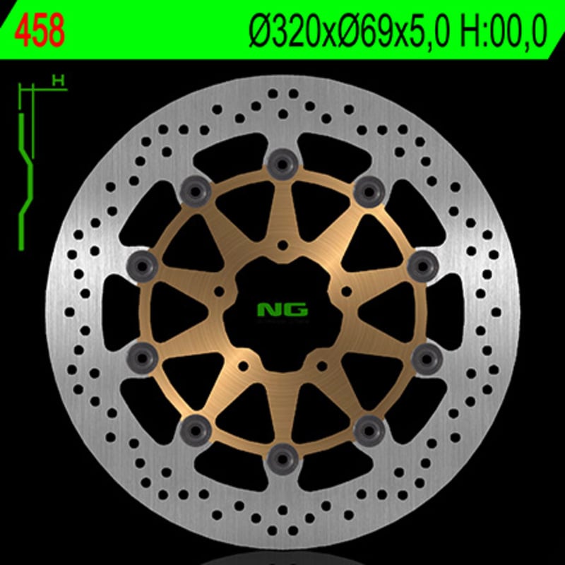 Obrázek produktu NG BRAKES Plovoucí - 458 458