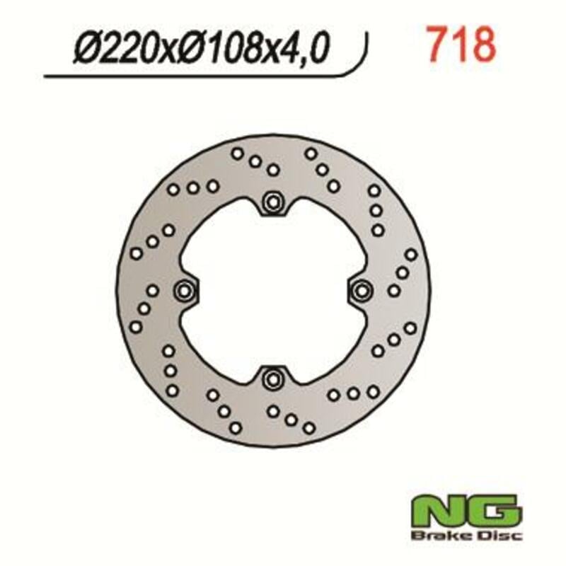 Obrázek produktu NG BRAKES Fix Brzdový kotouč - 718 718