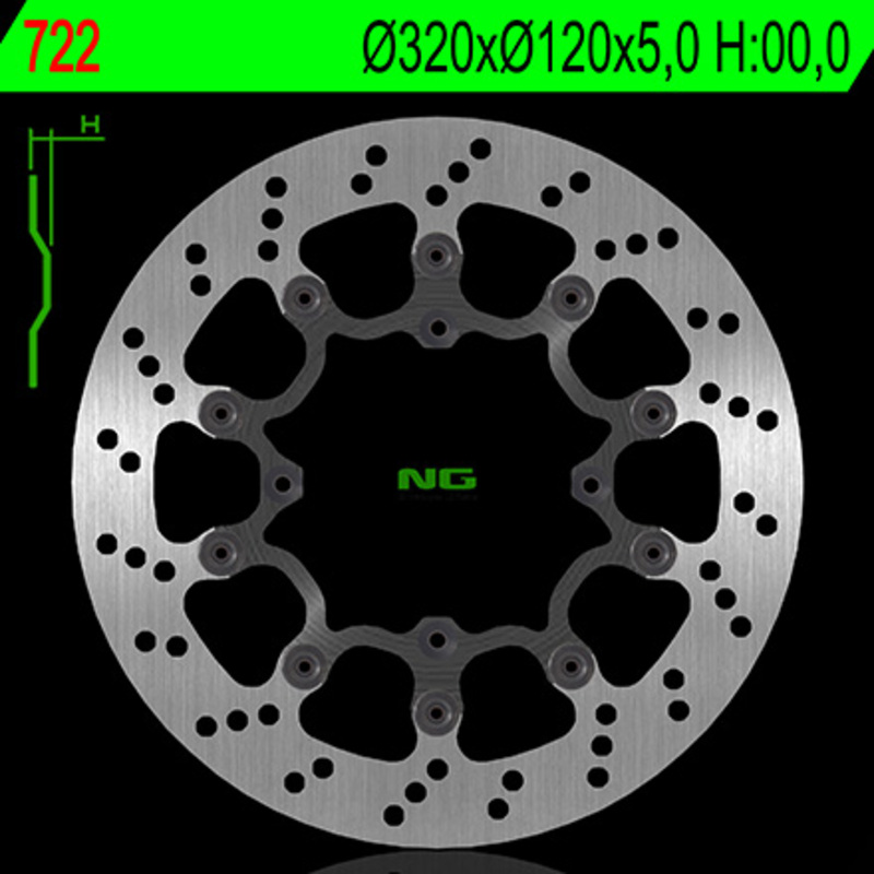 Obrázek produktu NG BRAKES plovoucí - 722 722