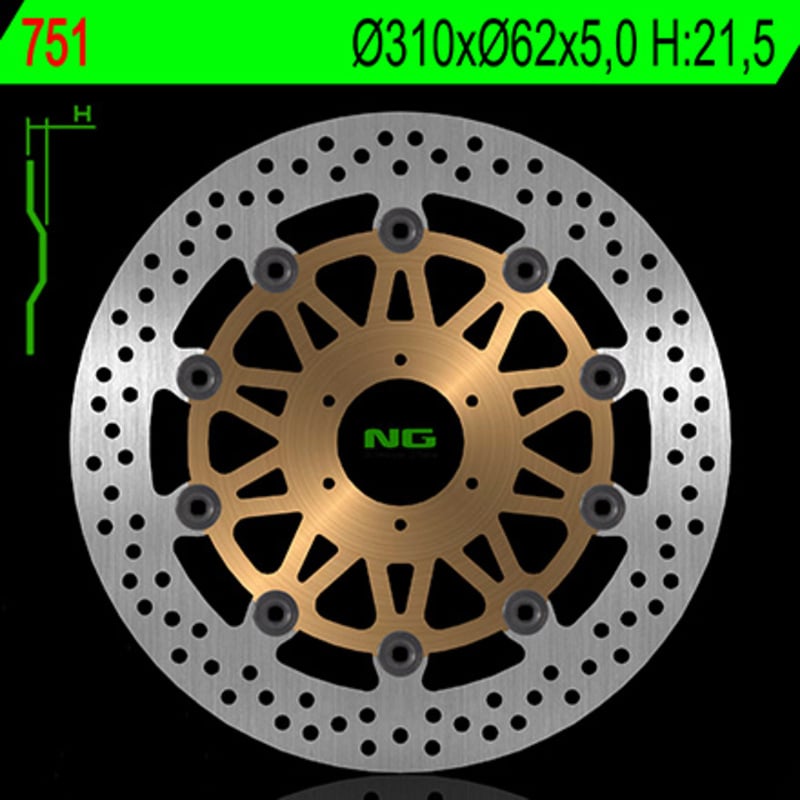 Obrázek produktu NG BRAKES plovoucí - 751 751