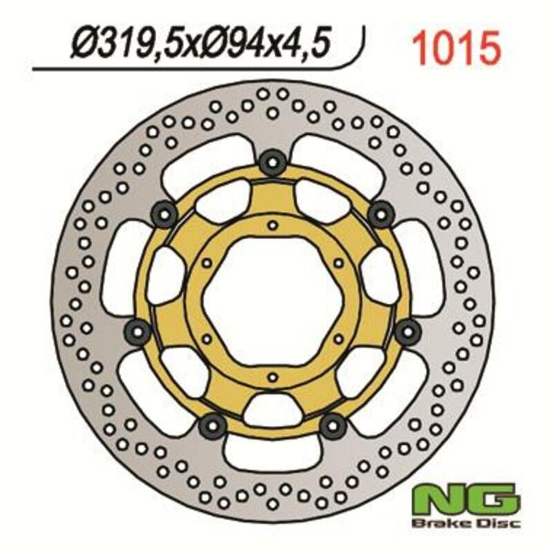 Obrázek produktu NG BRAKES plovoucí - 1015 1015