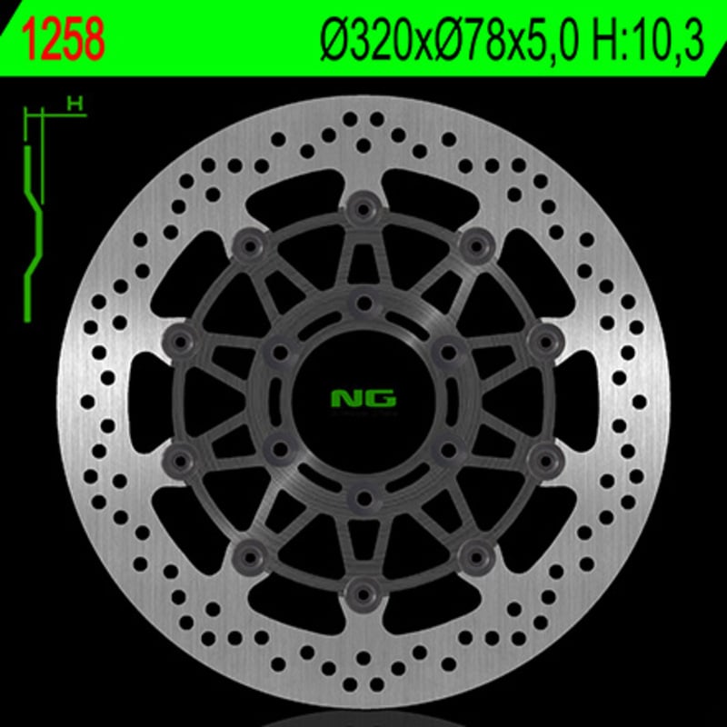 Obrázek produktu NG BRAKES plovoucí - 1258 1258