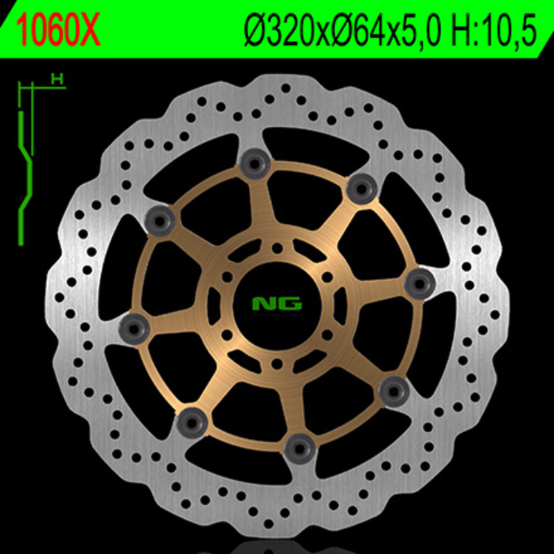 Obrázek produktu NG BRAKES Petal Floating - 1060X 1060X