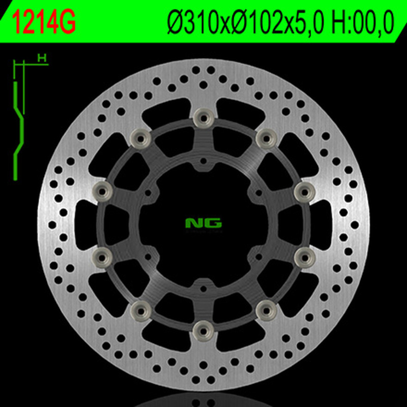 Obrázek produktu NG BRAKES plovoucí - 1214G 1214G