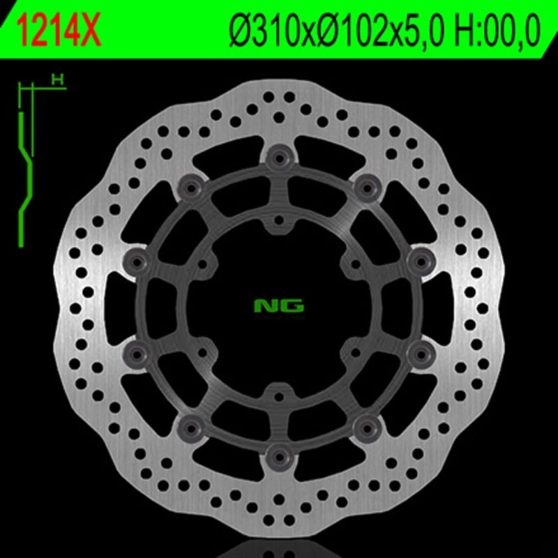 Obrázek produktu NG BRAKES Petal Floating - 1214X 1214X