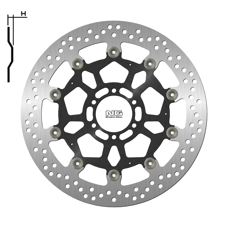 Obrázek produktu NG BRAKES Plovoucí brzdový kotouč - 1790G 1790G