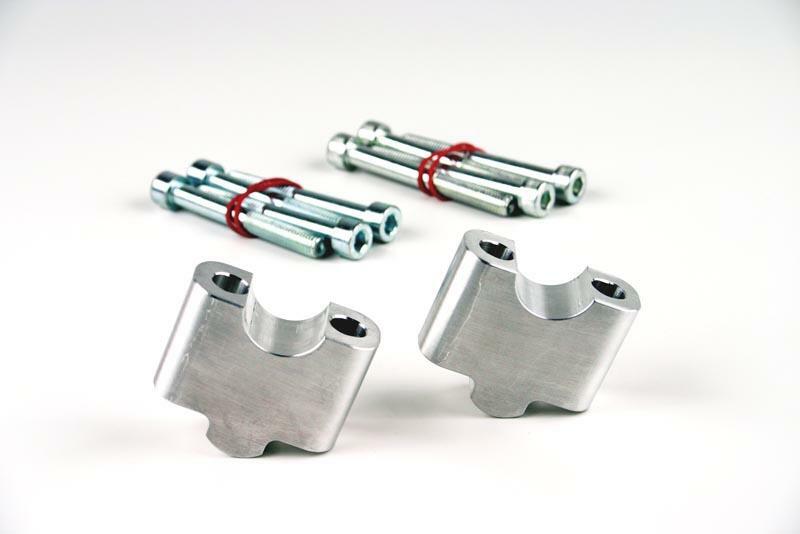 Obrázek produktu LSL RISER Mounts , Silver-Plate d +30mm , pro Ducati s Ø28, 6mm ŘÍDÍTKA 127RD30SI