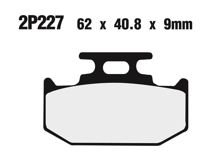 Obrázek produktu Brzdové destičky NISSIN Street /Off-Road Sintered Metal - 2P-227ST 2P-227ST